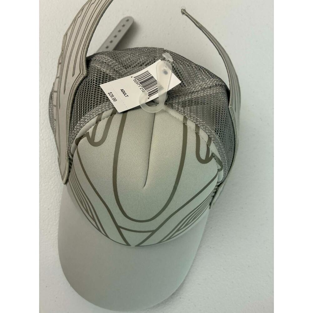 Marvel Adult Snapback Trucker Hat Winged Cosplay Cap Gray One Size NWT